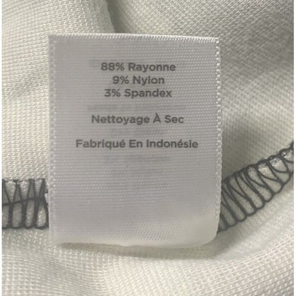 Talbots Top Jersey Women Medium Petite Black Pullover 3/4 Sleeve Shirt Cruise - Picture 5 of 5